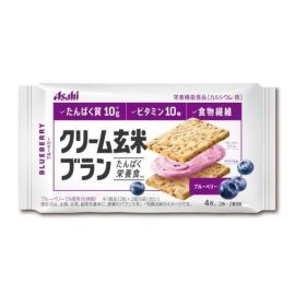 【Asahi Group Foods】 Cream Brown Rice Bran Blueberry 72g 4946842527816image