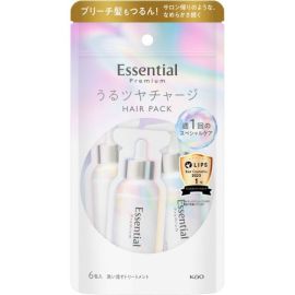 【Kao】 Essential Premium Moisturizing and Shiny Charge Hair Pack 9g x 6 packs 4901301418951image