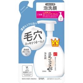 【Tokiwa Pharmaceutical】 Sana Nameraka Honpo Foam Face Wash NC Refill 180ml 4964596701764image