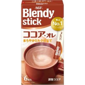 【AGF】 Blendy Stick Cocoa Au Lait 6 sticks 4901111774575image