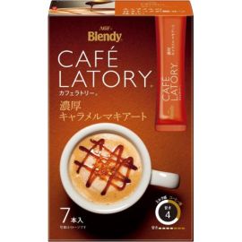 【AGF】 Blendy Cafe Latory Stick Rich Caramel Macchiato 7 sticks 4901111310490image