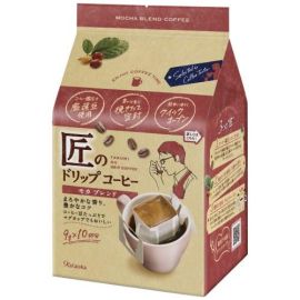 【Kataoka Bussan】 Takumi no Drip Coffee Mocha Blend 10 cups 4901305423517image