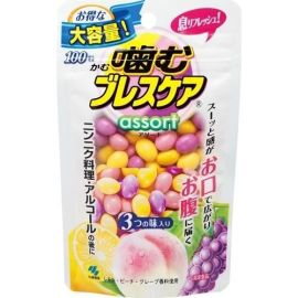 【Kobayashi Pharmaceutical】 Chewable Breath Care Pouch Assortment 100 tablets 4987072034033image