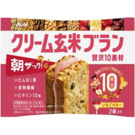 【Asahi Group Foods】 Creamy Brown Rice Bran 10 Luxurious Ingredients Strawberry Butter 4946842540259image