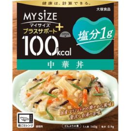 【Otsuka Foods】 My Size Plus Support Chinese Rice Bowl, Salt 1g, 140g 4901150110518image