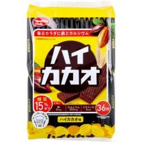 【Hamada Confect】 Healthy Club High Cacao Wafers, High Cacao Flavor, 36 pieces 4902621005586image