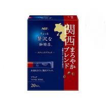 【Ajinomoto】 A Little Luxury Coffee Shop Stick Black, Kansai Mellow Blend, 20P 4901111929845image