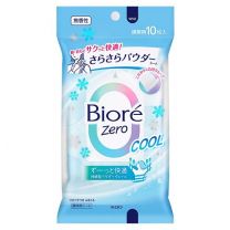 【花王】 Biore Zero 柔滑蜜粉片 清涼 無香型 10片 4901301448545image