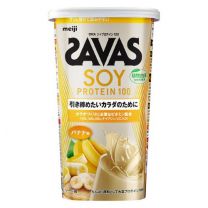 【明治】 SAVAS 大豆蛋白 100 香蕉風味 196g 4902777351902image