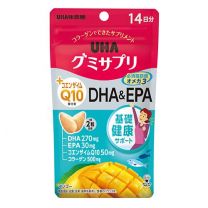【UHA Mikakuto】 Gummy Supplement CoQ10+DHA & EPA 14-day supply 28 tablets 4902750776821image