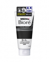 【花王】 Biore Men's 男士黑白柔珠 洗面乳