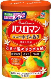 【Earth Corporation】 Bath Roman 香味柚子 600g