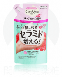 【Rohto Pharmaceutical】 高保濕 沐浴乳 玫瑰花香 補充片 350ml 4987241142972image