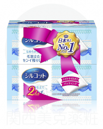 【Unicharm】 絲花化妝棉 82片×2盒