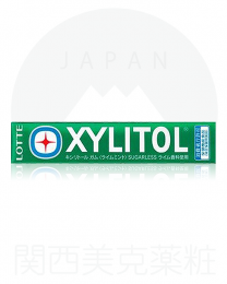 【Lotte】 XYLITOL 木醣醇口香糖 萊姆薄荷 14錠