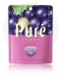 【甘樂】 Pure 葡萄軟糖 56g 4901351058633image