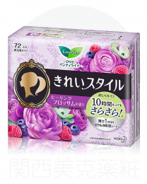 【花王】 蕾妮亞 完美風格透氣 護墊 療癒莓果香 72片 4901301306234image