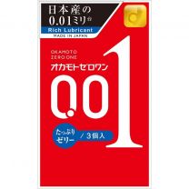 【岡本】 0.01 大量果凍避孕套 3片