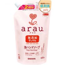 【SARAYA】 Arau 泡沫洗手液替換裝 500ml