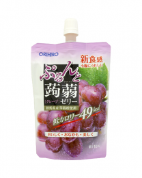 【ORIHIRO】 Purunto Konjac Jelly Standing Grape 130g 4571157254289image