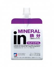 【森永製菓】 Weider in jelly 綜合礦物質 葡萄口味 180g 4902888724701image