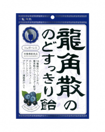 龍角散 潤喉糖 黑加侖藍莓味 75g 4987240631422image