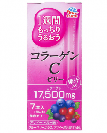 【Earth Corporation】 膠原蛋白C果凍條 7片 4901080661319image