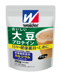 【森永製菓】 Weider 美味大豆蛋白飲品 咖啡口味 360g 4902888727757image