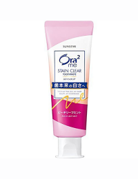 【SUNSTAR】 Ora2 me 升級配方亮白淨色去漬牙膏 蜜桃薄荷 130g 4901616011014image