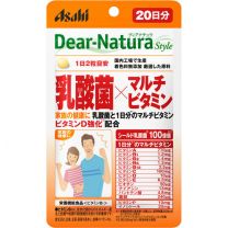 【Asahi Group Foods】 Dear Natura Style 乳酸菌 x 多種維生素 40錠