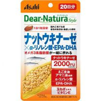 【Asahi Group Foods】 Dear Natura Style Nattokinase x α-亞麻酸/EPA/DHA 20錠 4946842638734image