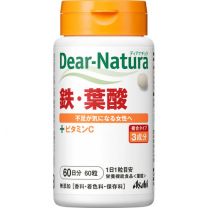 【Asahi Group Foods】 Dear Natura 鐵/葉酸 60錠