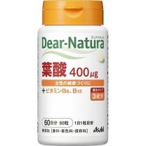 【Asahi Group Foods】 Dear Natura 葉酸 60錠 4946842635504image