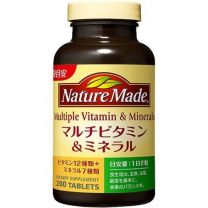 【大塚製藥】 Nature Made 複合維生素和礦物質 200錠 4987035262213image