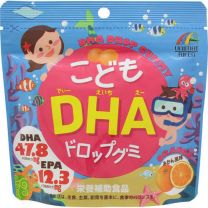 【Unimat Riken】 兒童DHA軟糖（橘子味）90錠