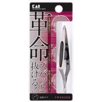【Kaijirushi】 Catcher Tweezers Slanted 4901601256123image