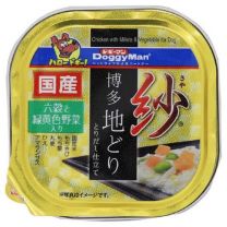 【Doggyman】 博多雞肉六錠青黃蔬菜莢 100g 4974926010527image