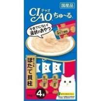 【Inaba】 Ciao churu tuna & scallop 14g x 4 pieces 4901133716690image
