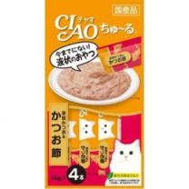 【Inaba】 Ciao Churu 蘇打鰹魚和鰹魚 14g x 4 件 4901133716676image