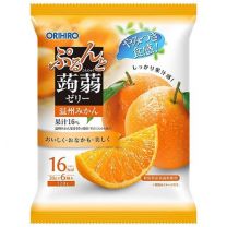 【ORIHIRO】 Purunto 魔芋果凍袋裝 溫州柑橘口味 20g x 6個 4571157254821image