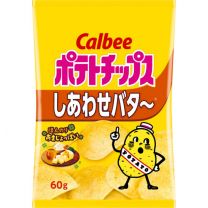 【Calbee】 Potato Chips Happy Butter 60g 4901330593513image