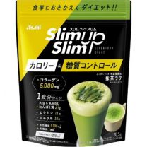 【Asahi Group Foods】 Slim Up 纖體酵素+超級食物奶昔抹茶拿鐵 315g 4946842638420image