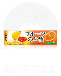【Lotte】 水果潤喉糖11T