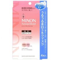 【第一三共醫療】 Minon 胺基酸保濕美白牛奶面膜 4 片 4987107623423image