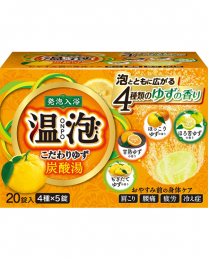 【Earth Corporation】 ONPO 溫泡碳酸 泡澡錠 柚香 20錠 4901080555816image