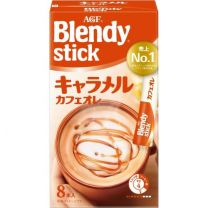 【AGF】 Blendy 棒狀焦糖牛奶咖啡 8 件 4901111665767image