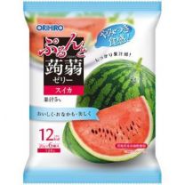 【ORIHIRO】 Purunto 蒟蒻果凍袋裝西瓜味 20g x 6個 4571157252636image