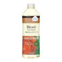 【花王】 Biore 藥用泡沫洗手液 深層溫暖草本木質香型補充裝 340ml 4901301452054image