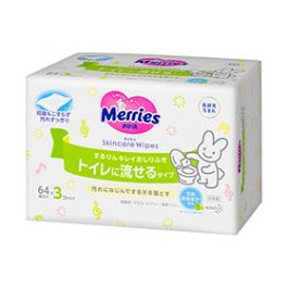 Merries 4901301239860 baby wipes 64 pc(s)