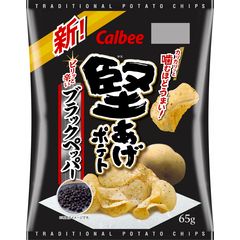 【Calbee】 Kata-age Potate Black Pepper 65g